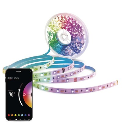 EMOS GoSmart LED pásek WiFi 5 m, 21W, 1400lm, RGB/CCT