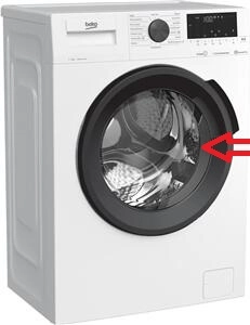 Beko Waschmaschinentür 2498902300