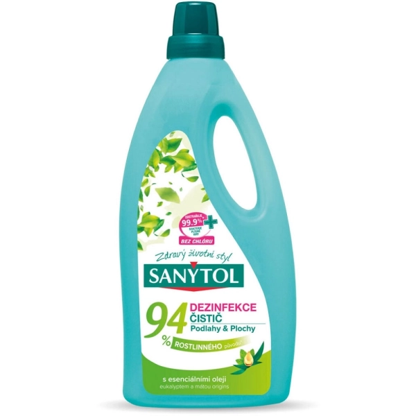 Desinfektionsmittel Bodenreiniger Sanytol 94% pflanzlichen Ursprungs, 1 l