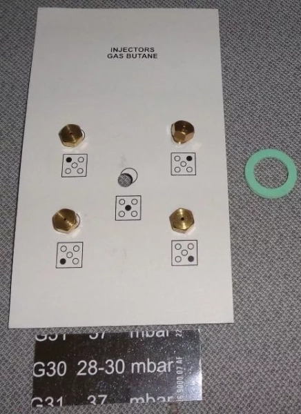 Beko PB-Düsensatz HIZG64121SX 4431900079