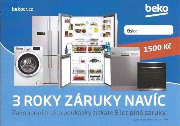 Beko-Garantieverlängerungsgutschein - 3 Jahre