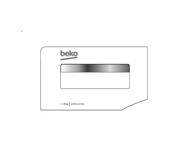 Beko Waschmaschine Trichterfront 2449809228