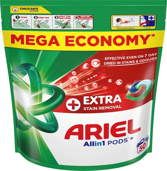 Ariel Extra Clean Kapseln 50 Stück
