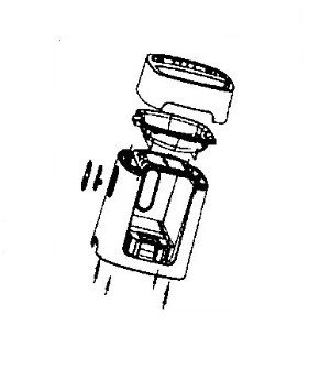 Gehäuse - Oberteil Tefal CS-41960008