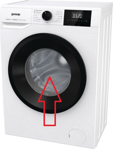 Waschmaschinentür komplett Hisense / Gorenje HK2378417