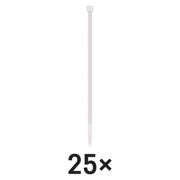 EMOS Spannband 450×7,6 mm, weiß, 25 Stück