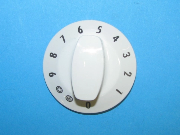 Weißer Drehknopf für Gorenje 656813 Herd