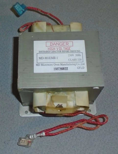 Transformator für Beko-Mikrowelle 9178003582