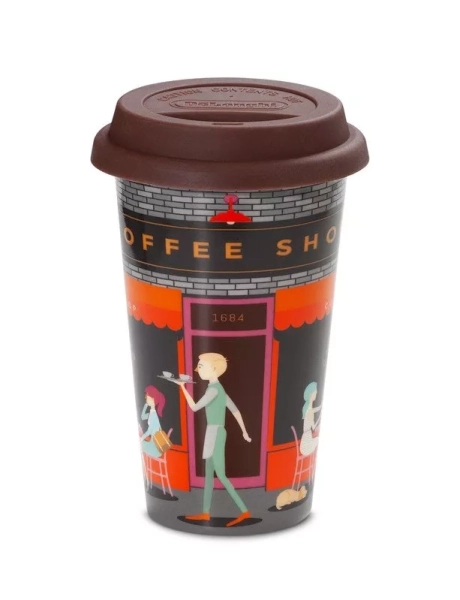 Keramik-Kaffeebecher DeLonghi COFFEE SHOP