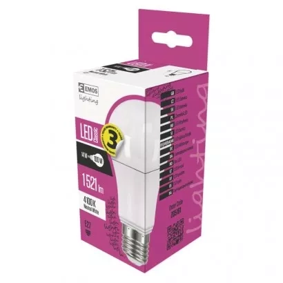 EMOS LED-Lampe Classic A60 / E27 / 13,2 W (100 W) / 1 521 lm / neutralweiß