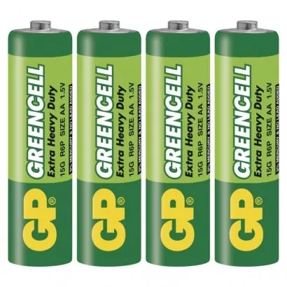 EMOS Zinková baterie GP Greencell AA (R6), 4 ks