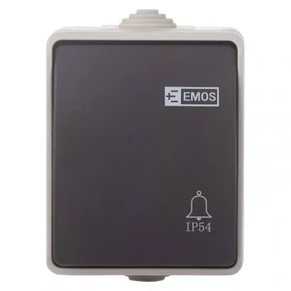 EMOS Ovládač tlačítkový 1/0, IP54