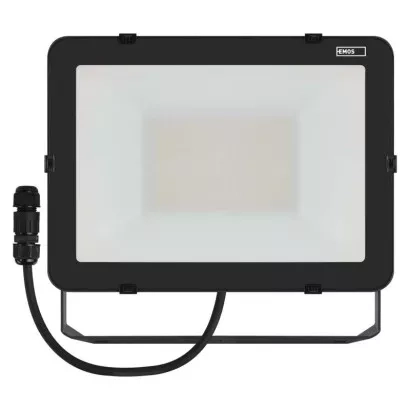 EMOS LED reflektor INOVO 100W, antracit,  neutrální bílá