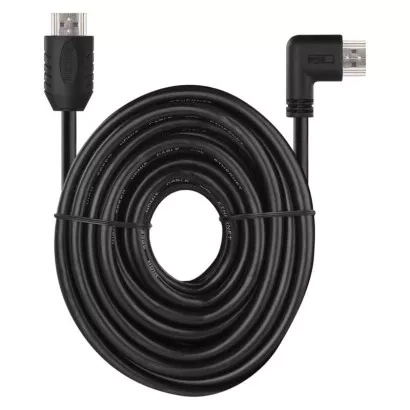 EMOS HDMI 2.0 high speed kabel A vidlice – A vidlice 90° 5 m