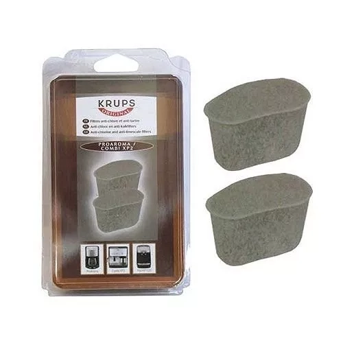 Krups DUO F4720057 Entkalkungsfilter für Kaffeemaschine (2 Stück)
