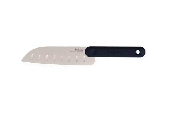 Obst- und Gemüsemesser Santoku Trebonn schwarz 18 cm