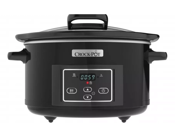 CrockPot Schongarer 4,7 l schwarz, Zeitschaltuhr CSC052X