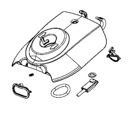 Staubsaugerdeckel RS-RT3770