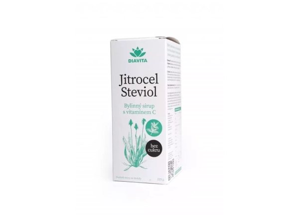 Kräutersirup Diavita Plantain steviol ohne Zucker 225g
