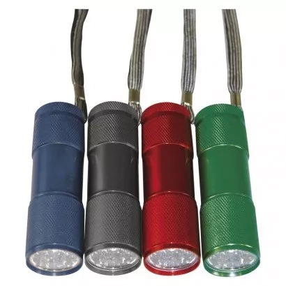 EMOS LED-Metall-Taschenlampe P3848, 50 lm, 3× AAA, blau