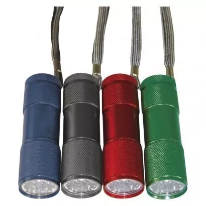 EMOS LED-Metall-Taschenlampe P3848, 50 lm, 3× AAA, grün