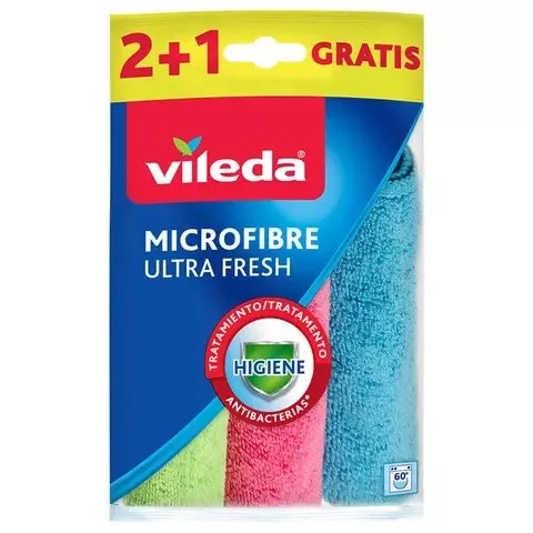 VILEDA Ultra Fresh Micro Rasierer 2 + 1 Stück