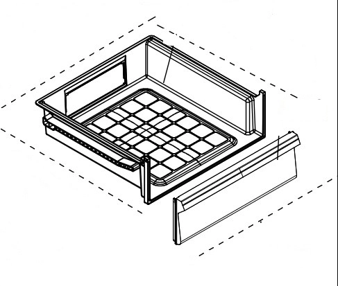 Beko-Kühlschrankkorb 4997070300
