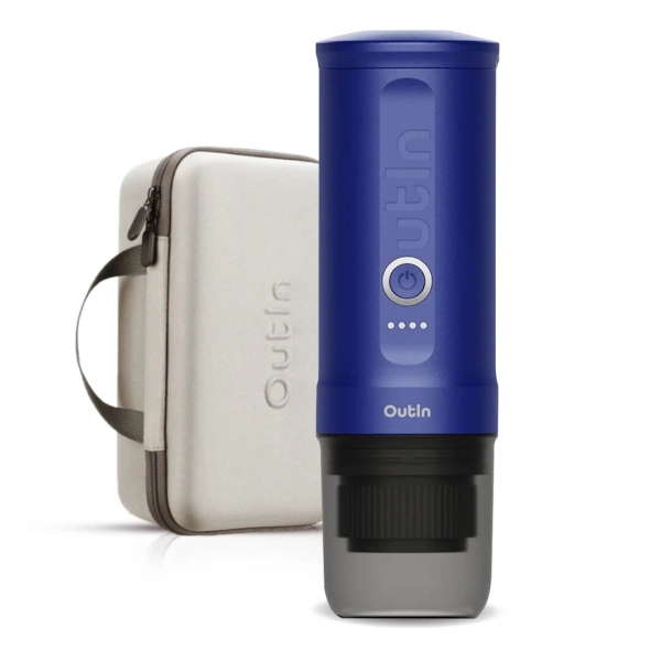 Outin Nano Tragbare Espressomaschine Set - Ozeanblau
